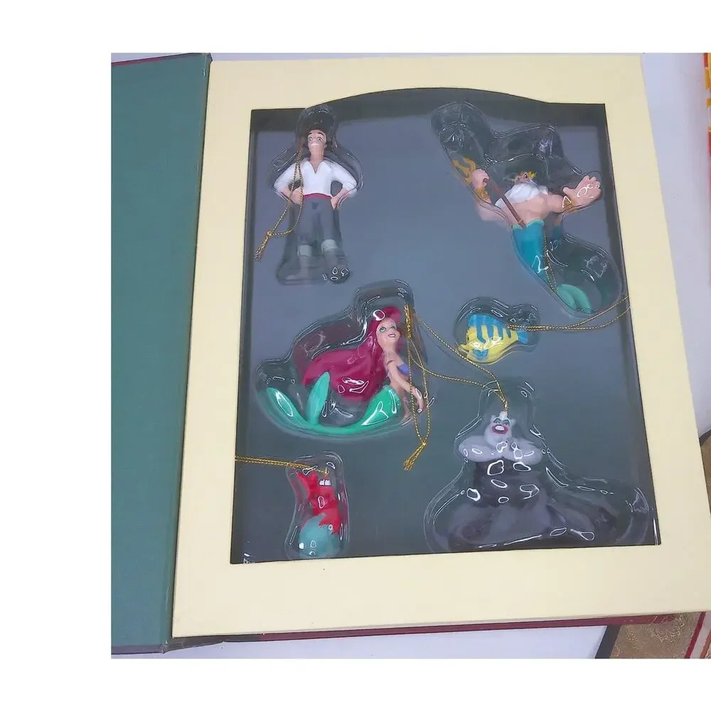 Vintage Disney's Christmas Collection The Little Mermaid Storybook Ornaments